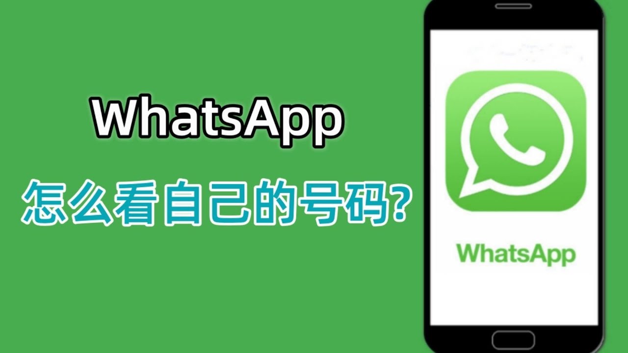 WhatsApp怎么看自己的手机号？