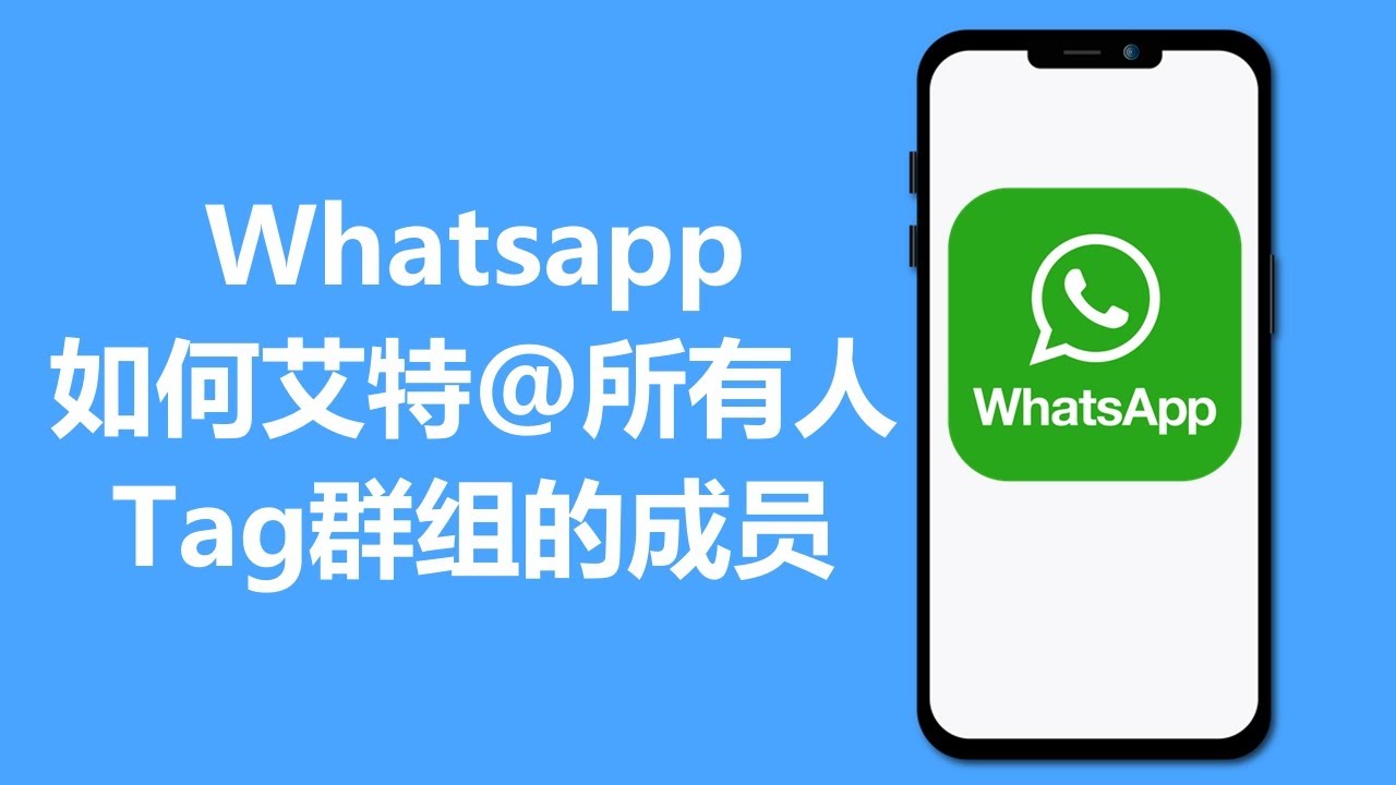 Whatapp群里怎么@所有人？